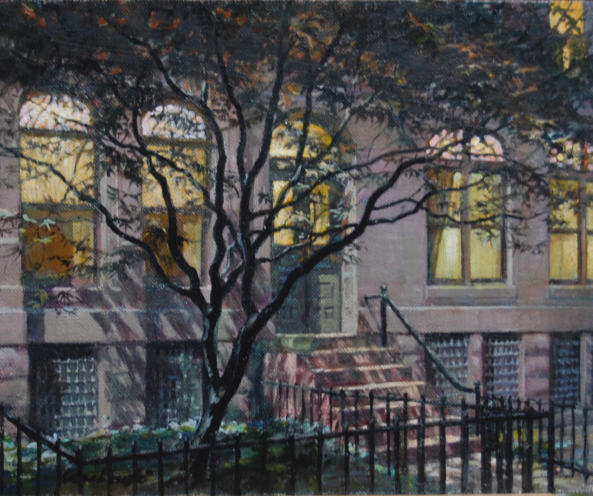 IC Mise en Scene Row House at Night